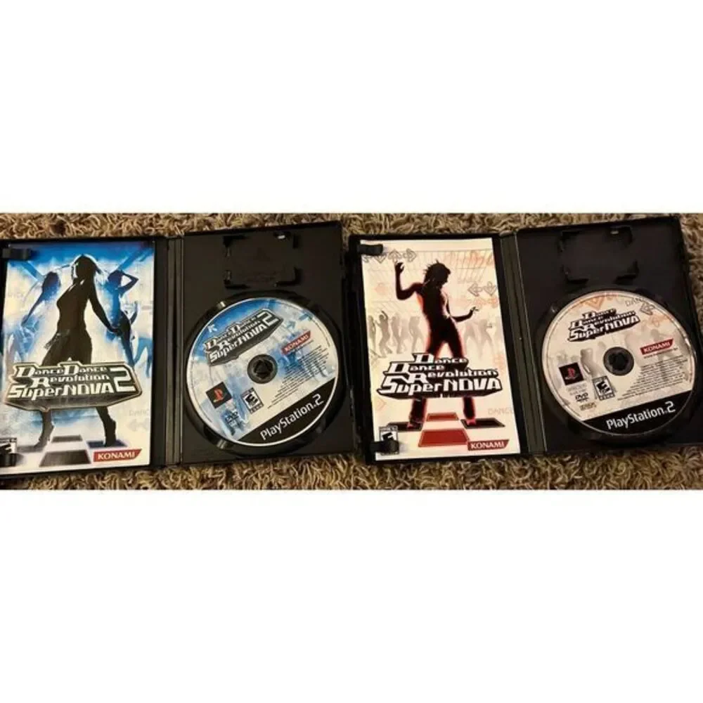 Ps2 Games Lot  Need For Speed, Underground 2, DD Revolution, Football,‎ NASCAR